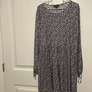 ASOS Wednesday’s Girl Fall Floral Print Dress size 18